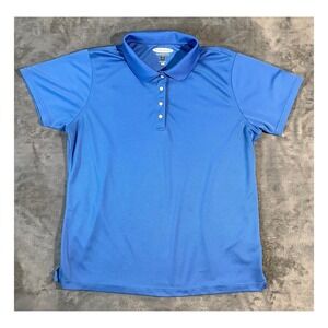 Pebble Beach Men's Blue Polo Shirt XXL Moisture Wicking Golf Top